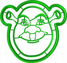 Sütemény lyukasztó forma Shrek 1 8cm