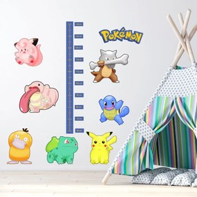 PIPPER. Textil falmatrica "Gyermek mérő - Pokémon"