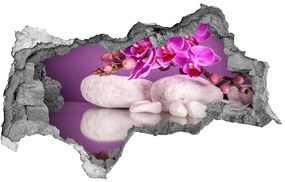 Lyuk 3d fali matrica Rózsaszín orchidea nd-b-82457632