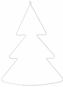 Fehér függő karácsonyi fénydekoráció Liva – Sirius