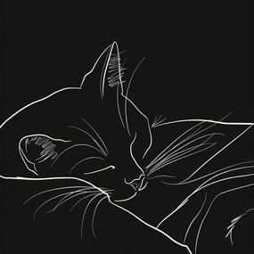 Poszter 40x40cm Éjszakai nyugalom