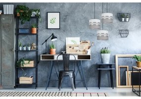 Csillár zsinóron CORAL 3xE27/60W/230V fehér/szürke