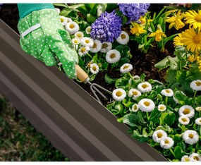 Kerti szerszámok, 3 db-os szett, természetes fa/ezüst, VERDE