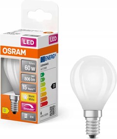 Led izzó E14 5,9W 60W 2700K Fényerőszabályozható Osram