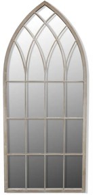 gótikus íves kerti tükör kültéri/beltéri használatra 50x115cm