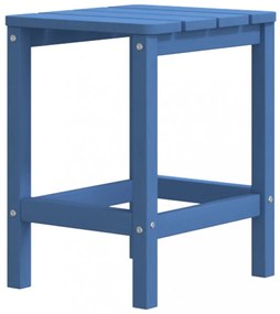vízkék HDPE kerti Adirondack asztal 38 x 38 x 46 cm