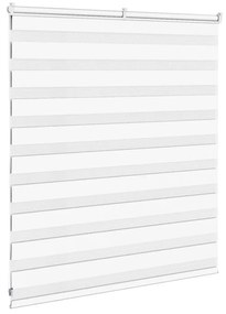 zebrafüggönnyel fehér szövetszélesség 120,9 cm poliészter