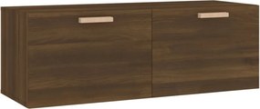 vidaXL barna tölgy színű szerelt fa faliszekrény 100 x 36,5 x 35 cm