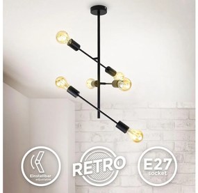 B.K. Licht 1344 - Csillár 6xE27/60W/230V