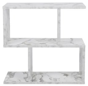 Kis asztal Life - Fehér, Marble