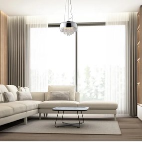 LED Csillár zsinóron LUNA 1xE14/40W/230V