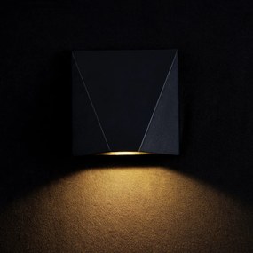 MAYTONI O577WL-L5B BEEKMAN Modern Kültéri Fali Lámpa Fekete LED IP54