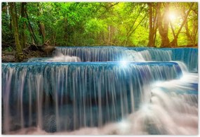 Poszterek 185x125 Trópusok Tájkép Kaszkád