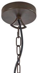 Klasszikus csillár rozsdabarna 5-lámpás - Giuseppe