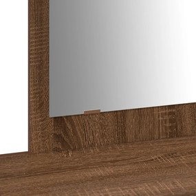 Fali öltözködő asztal Barna tölgy 100x40x70 cm