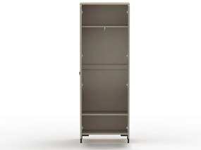 Ruhásszekrény Demandaron 3 (taupe + silverjack tölgy) . Akció -17%. 1116805
