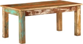 vidaXL tömör újrahasznosított fa dohányzóasztal 100 x 55 x 45 cm