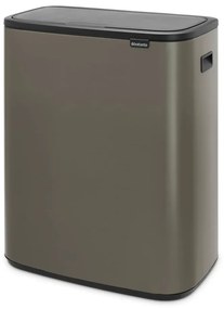 Szürke acél érintésre nyíló szemetes 60 l Bo Touch Bin – Brabantia