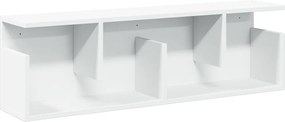 vidaXL fehér szerelt fa faliszekrény 100 x 20 x 30 cm