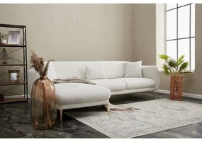 Fehér sarokkanapé (bal oldali-heverő résszel) Simena – Balcab Home
