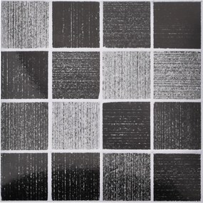 Falmatrica mozaik csempe 3D öntapadós 60x10x10cm Szürke