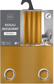 Okkersárga sötétítő függöny 135x240 cm Occult – douceur d'intérieur