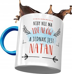 Kék Bögre Nátán Férj Kolléga Ajándék Nyomtatott Fotóval