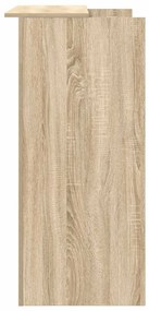 recepciós pult sonoma tölgy 100x50x103,5 cm szerelt fa