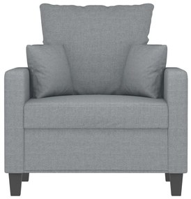 vidaXL világosszürke szövet kanapéfotel 60 cm