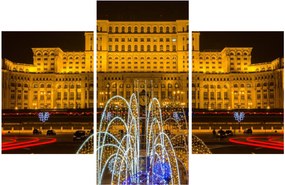 Kép - A Parlament palotája, Bukarest, Románia (90x60 cm)