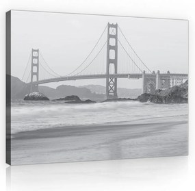 Vászonkép, Golden Gate híd 80x60 cm méretben
