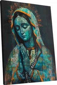 Vászonkép Divatos Szűz Mária ikon otthon nappali szoba 75x100