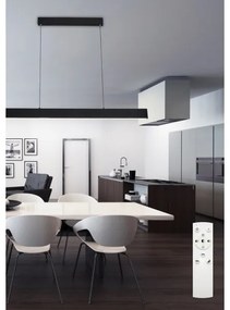 Top Light - LED Dimmelhető csillár zsinóron LED/30W/230V fekete + távirányító