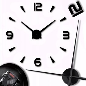 Falióra Modern 3D Hatás Öntapadós Diy Római Falióra 70-130CM