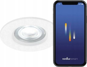 Nordlux Don Smart Led okos süllyesztett lámpa, IP65, 8,5 cm, fehér