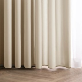Krémszínű dimout (részleges sötétítő) függöny 140x250 cm Carli – Restilo