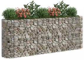 horganyzott vas gabion magaságyás 260x50x100 cm