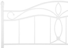 Franciaágy 160 cm ANTALIA (ágyráccsal) (fehér). 1007094