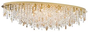 Orion - Kristály mennyezeti lámpa CRYSTALRIVER 21xG9/40W/230V arany