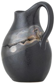 Sötétszürke kőedény váza (magasság 15 cm) Alvena – Bloomingville