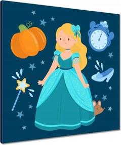 Vászonkép 60x60 Hamupipőke Bál Hintó