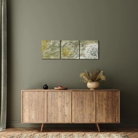 Kép - A szél által hordozott pitypang (órával) (90x30 cm)