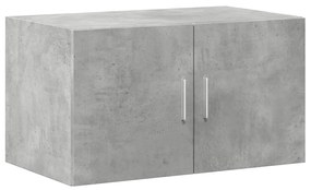 betonszürke szerelt fa faliszekrény 70 x 42,5 x 40 cm
