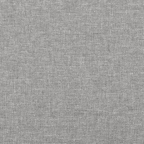 2 db világosszürke szövet fejtámla 90x5x78/88 cm