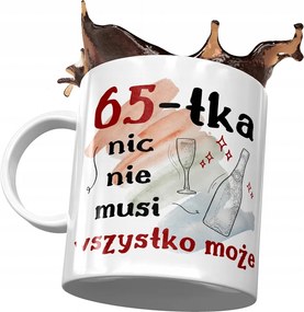 Születésnapi bögre 65 65te 65-ös Tökéletes Ajándék Nyomtatott Fotóval