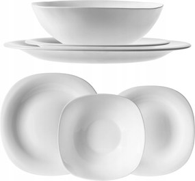 Étkészlet Tányér Szett 3 db-os Tányér Szett Étkészlet Fehér