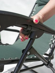 ROJAPLAST Kerti szék összecsukható 2320 OXFORD sötétzöld