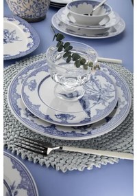 26 részes étkészlet fehér/kék/porcelán