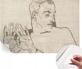 Öntapadós tapéta Fali furnér 3D hatás Kifejező figura 104x70 cm