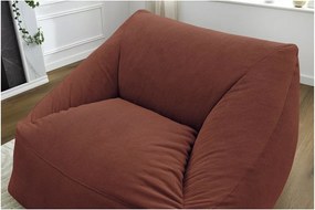 Narancssárga kordbársony babzsákfotel Lilibet – Bobochic Paris